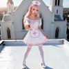 Women's Carnival Japanese Anime Nurse Lolita Dress Set for Women, Sexy Sweet Cute Style (Dress+Apron+Hair Accessory)