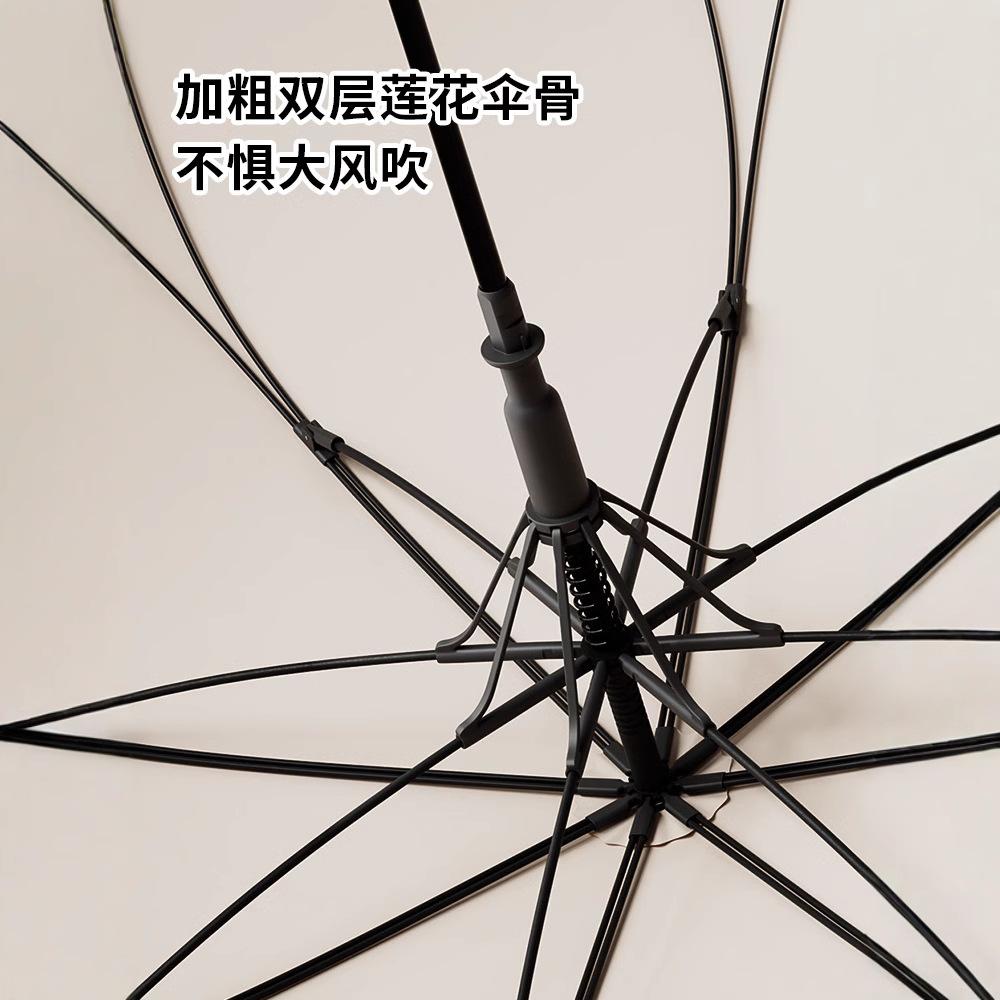 Simple 16-bone umbrella One-piece umbrella Long handle umbrella Automatic umbrella Heavy rain special umbrella