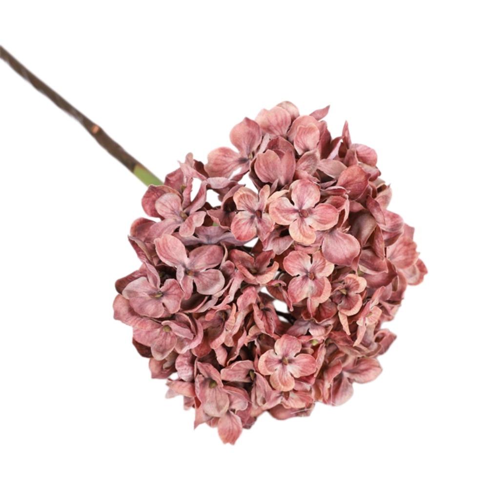 Handmade Artificial Hydrangea Flower Hydrangea Macrophylla Fake Flower  Dining Table кофейный