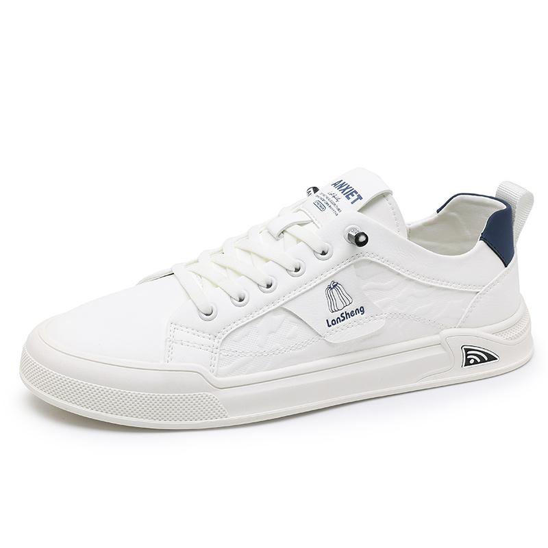 Fashion Men Leather Casual Shoes Luxury Design Lightweight Flats Men's Sneakers High Quality Comfortable Lace-up Men Driving shoes