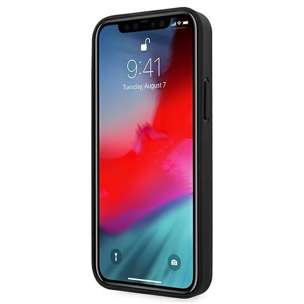 Etui do iPhone 12 Pro Max AMG Skórzane Czarny