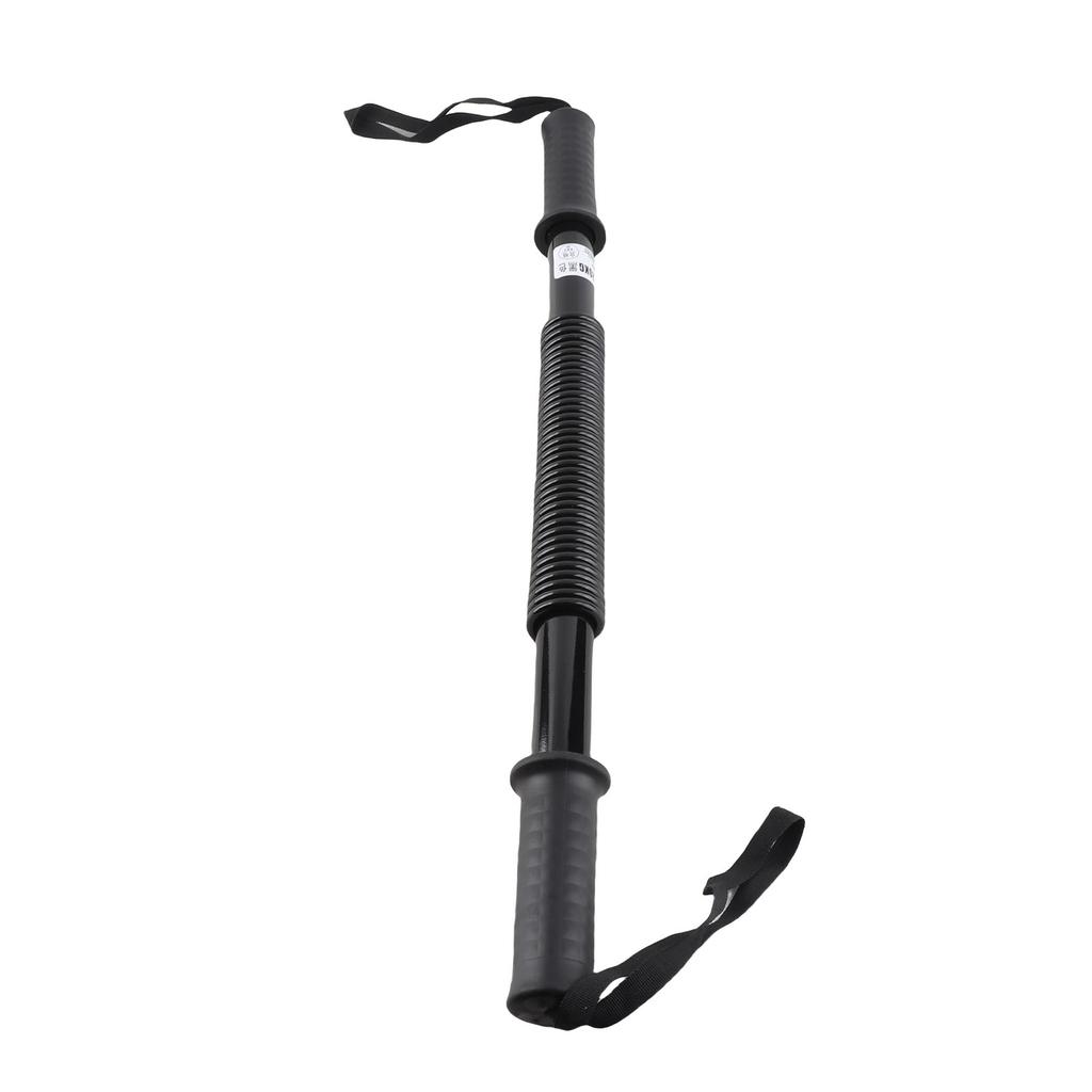 20Kg Spring Bar Exerciser Black High Strength Reliable Sturdy Versatile Power Spring Arm Bar for Fitness