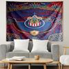 Club Deportivo Guadalajara Print Tapestry, Lightweight Wall Hanging, for Bedroom, Dorm, Living Room, Home Art Decor, Birthday Christmas Gift for Frien
