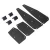 Motorcycle Footboard Steps Durable Increased Stability Comfort Replacement for Aprilla SR GT200 GT125 Black
