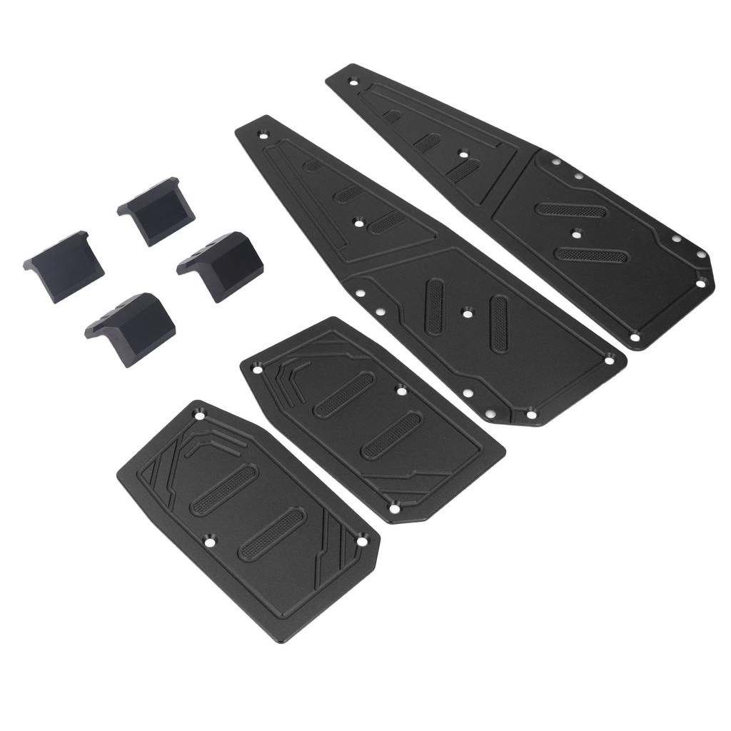 Motorcycle Footboard Steps Durable Increased Stability Comfort Replacement for Aprilla SR GT200 GT125 Black