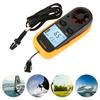 Handheld Digital Anemometer 0-30m/s Wind Speed Gauge Meter -10 ~ 50°C Temperature Tester Anemometro With LCD Backlight Display