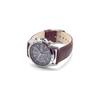 Seiko Chronograph Watch Black Deep Brown Leather Strap Men's Timepiece SND367P1-DB