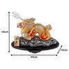 Seto Pottery Company 2024 Year of the Dragon Figurine, Compact, New Year's Decoration, Good Fortune, Cloud Sea Golden Dragon Demon-Repelling Arrow, Ex