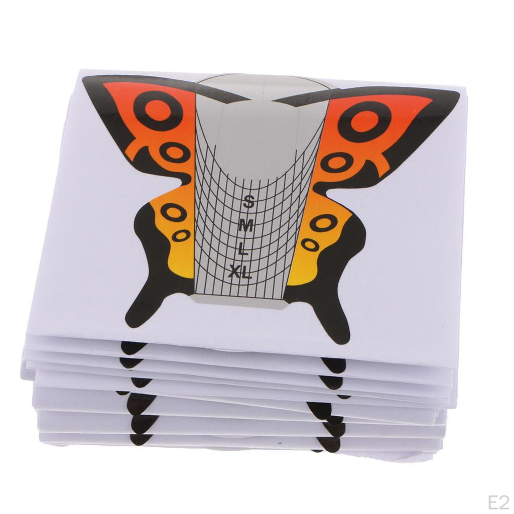 Nail Extension Guide Sticker Polish DIY Stencil Kit