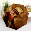 Cowboy Rifle Folding Umbrella Suitable For All Seasons Travel Light Printing Outdoor