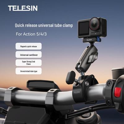 TELESIN Kovová svorka na bicykel pre DJI Osmo Action 5/4/3