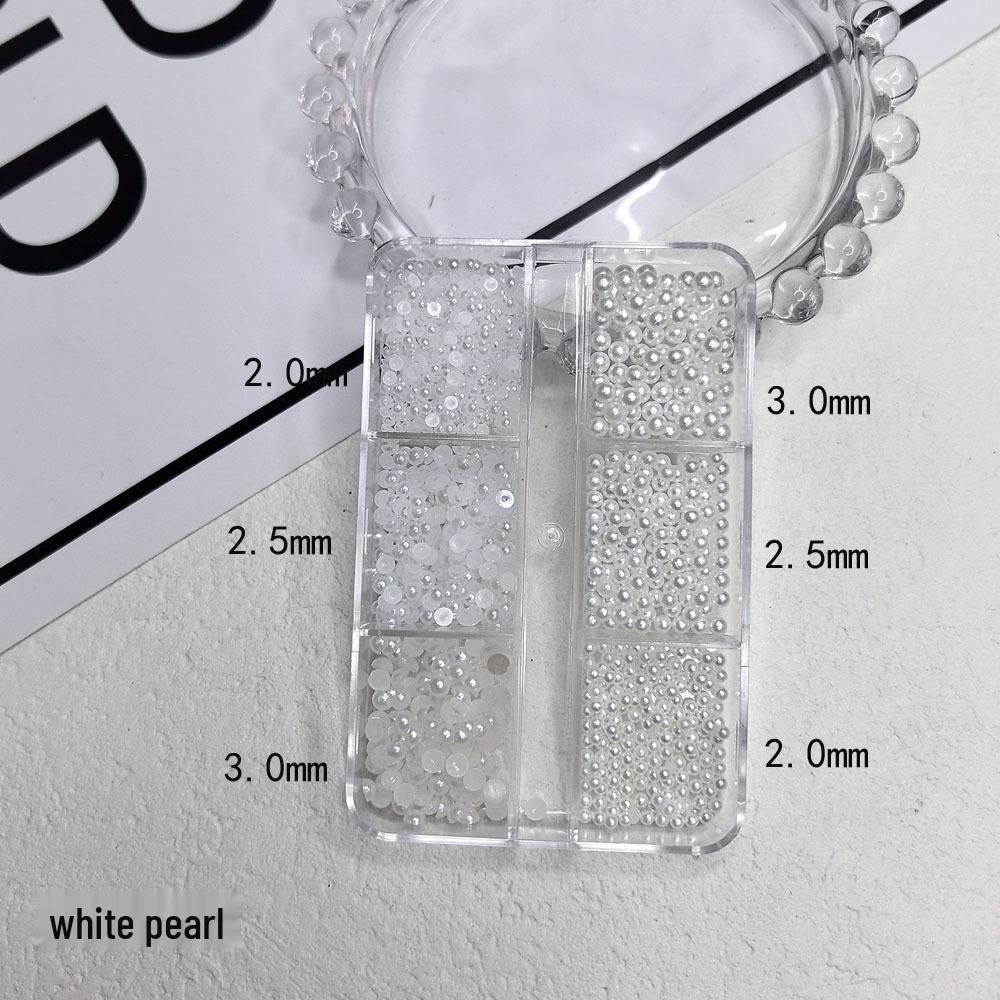 

Супер Блестящий Жемчужный Нейл-арт Маленькие Бриллиантовые Украшения - Горячий Стиль Смешанные Круглые Стразы