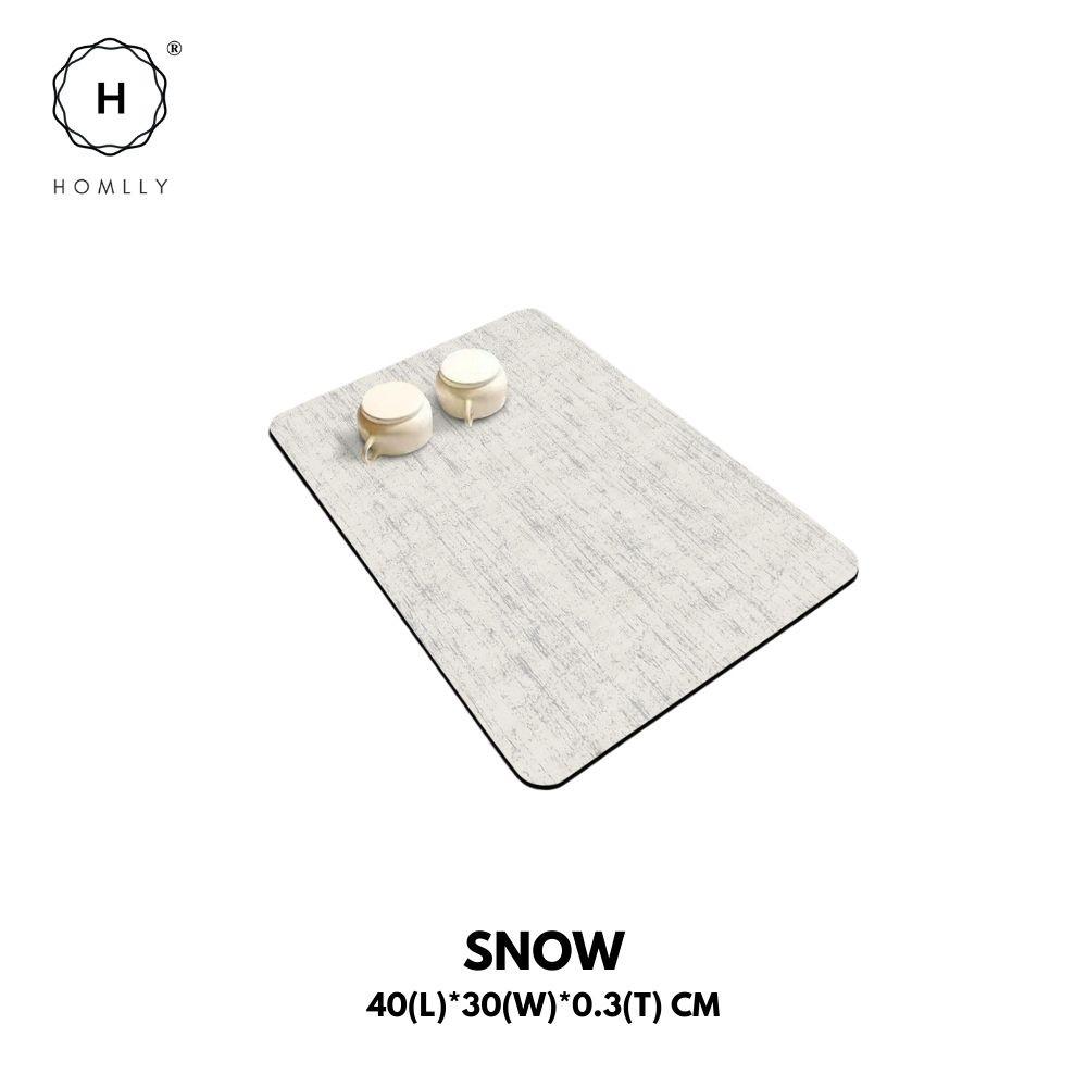 

Homlly Super Absorbent Non-Slip Heat-Resistant Dish Drying Mat for Kitchen Counter [Hide Stain]