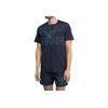 Emporio Armani Logo Print Crew Neck Short Sleeve T-Shirt Men tops Blue EM000574-AF12326-UB102