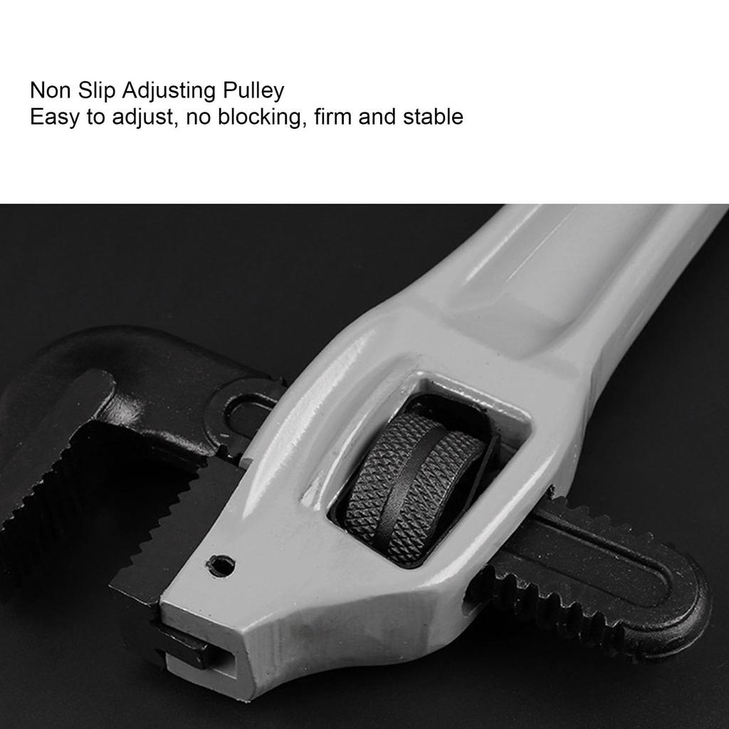 Adjustable Offset Hex Aluminum Alloy Adjustable Wrench Wrench, Heavy-Duty Plumber's Wrench, Plumber's (14-Inch)