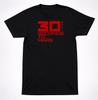 Thirty Seconds To Mars Logo T-Shirt – Red Text Rock Band Tee Black