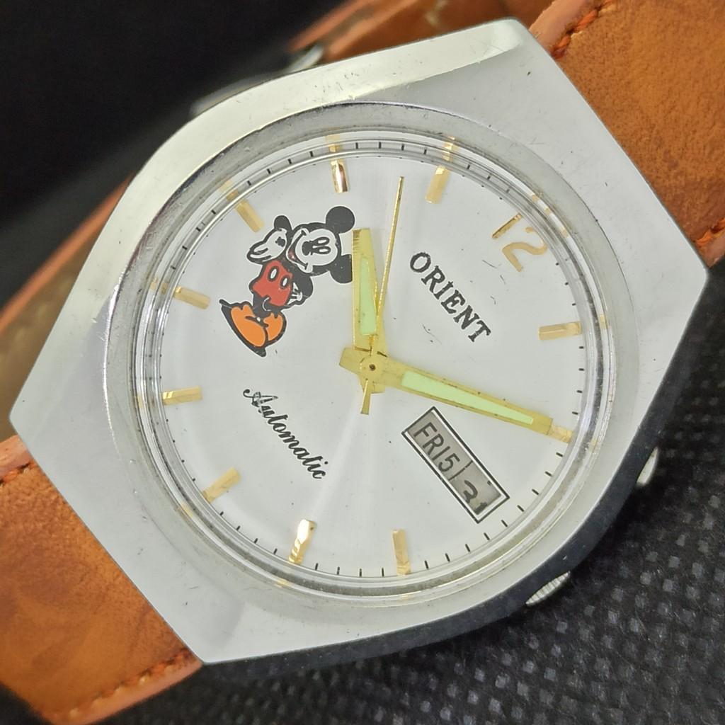 

Б/у ORIENT AUTO CARTOON DIAL JAPAN MENS WATCH a289691-1 Sku532f-a289691