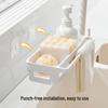 Punch-Free Kitchen Dishcloth & Soap Storage Rack