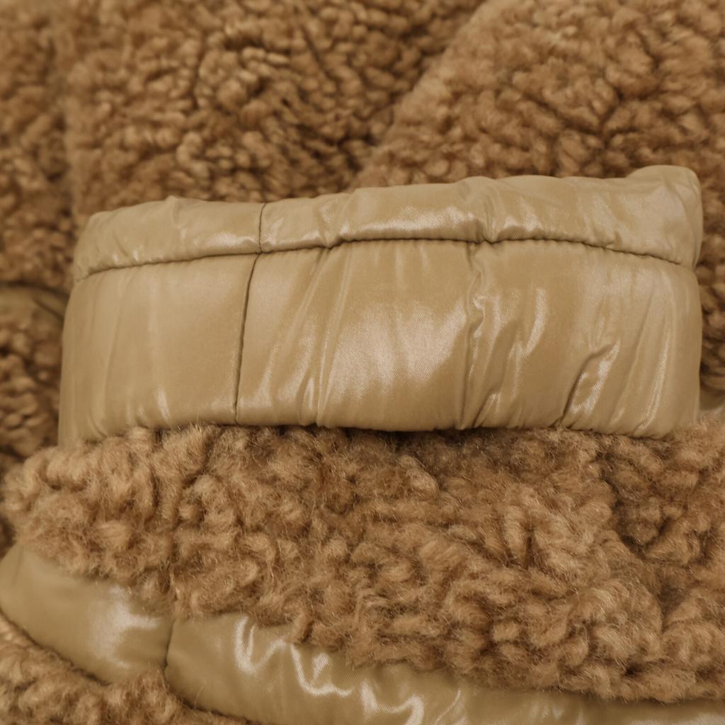 Moncler GENTIANE Boa Switch Down Jacket 1 Dark beigeUsed