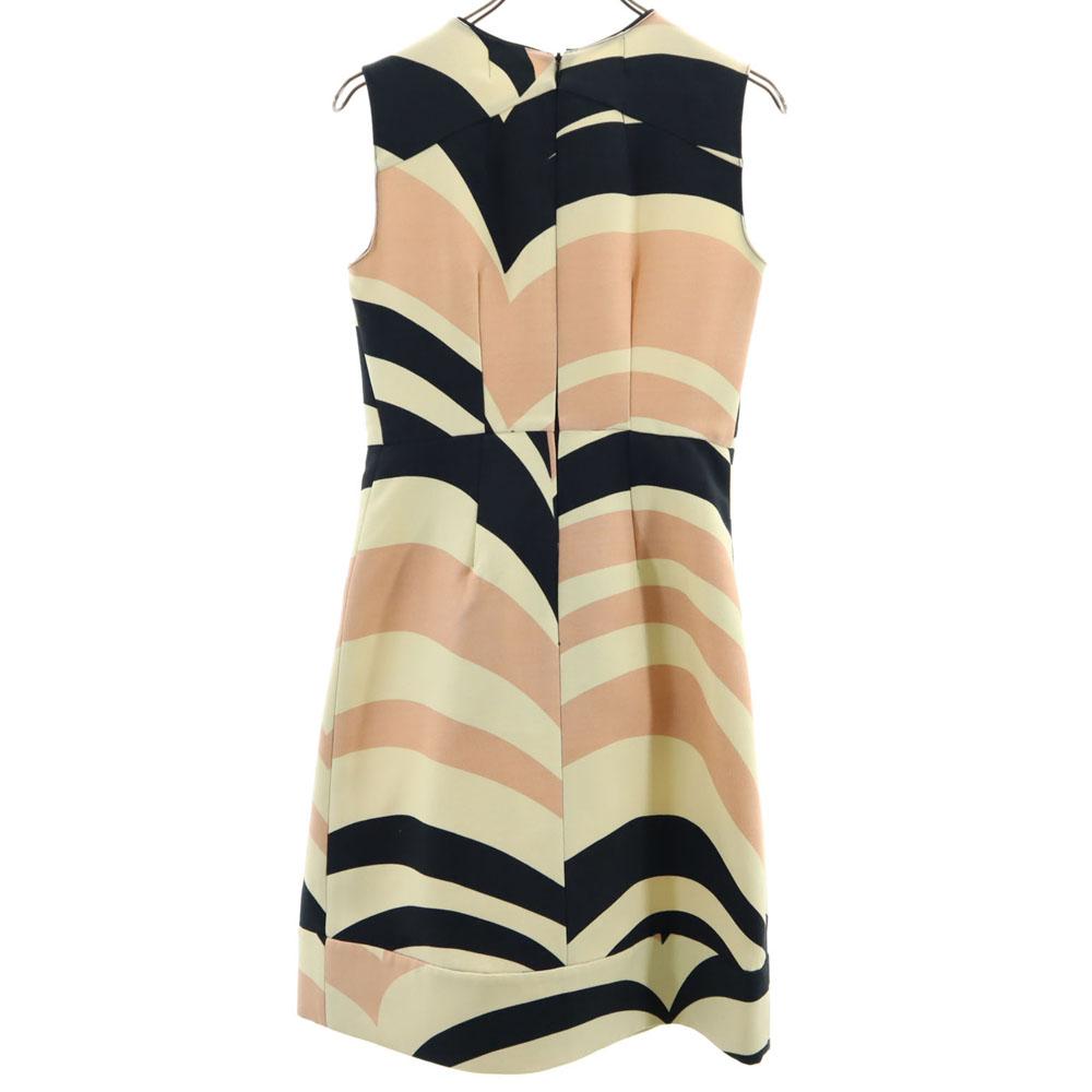 Marni Made In Portugal Silk Blend No Sleeve One Piece 38 Beige Women Used