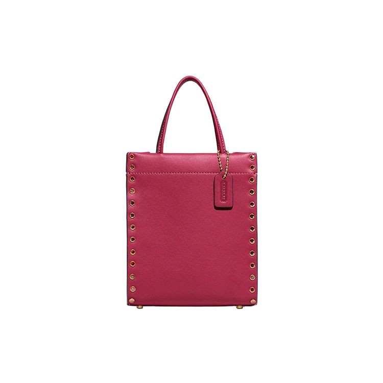 

Coach Cashin Series 14 Solid Color Magnetic Closure Glove Tanned Leather Tote Shopping Bag Shoulder Crossbody Handbag Mini Women tote CE729-B4BH1 Basic Set (Bag+Dust Bag)