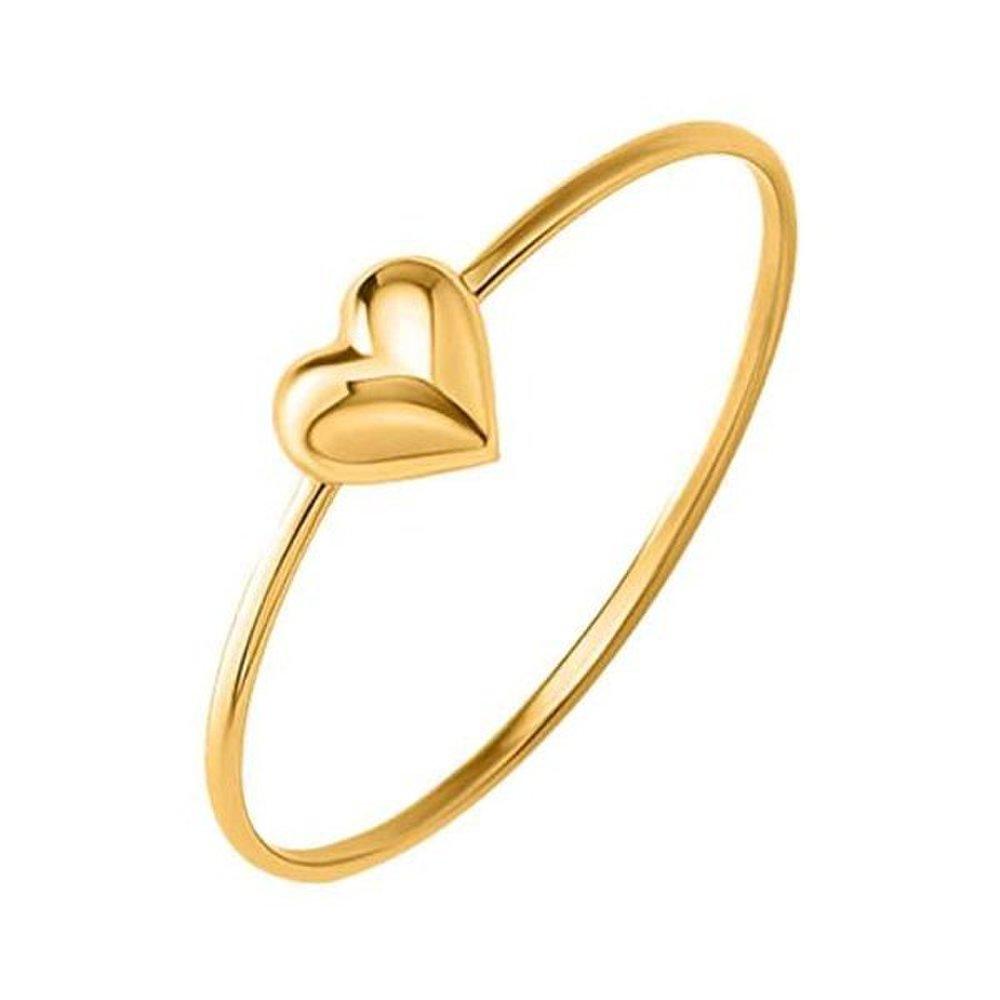 Goldgoldn 14K Basic Heart Ring