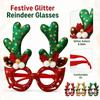 Christmas Glasses Party Photo Booth Props Holiday Costume Accessories