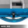 80MM Heavy Duty Milling Vise Bench Clamp Vise High Precision Clamping Vise 3 Inch Jaw Width with 360 Degree Swiveling Base CNC Vise