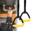 Gymnastic Rings with Adjustable Straps Pull Up Exercise Rings Non-Slip for Chlidren Adult Home Workouts Strength Training