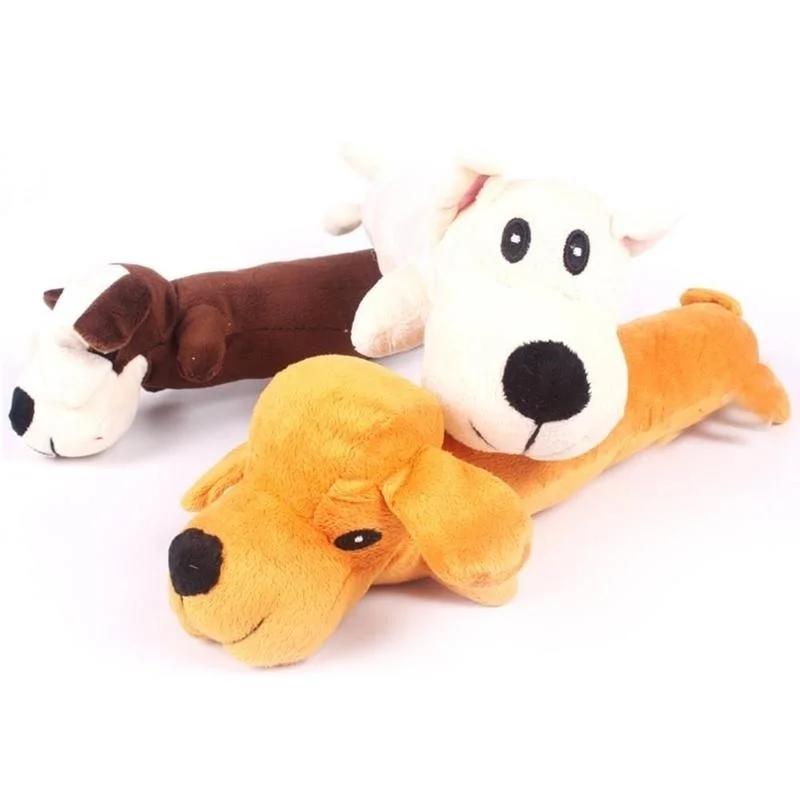 1 Pcs Dog-shaped Plush Chewing Pet Toy Pet Supplies Suitable for Small Dogs 3 Designs