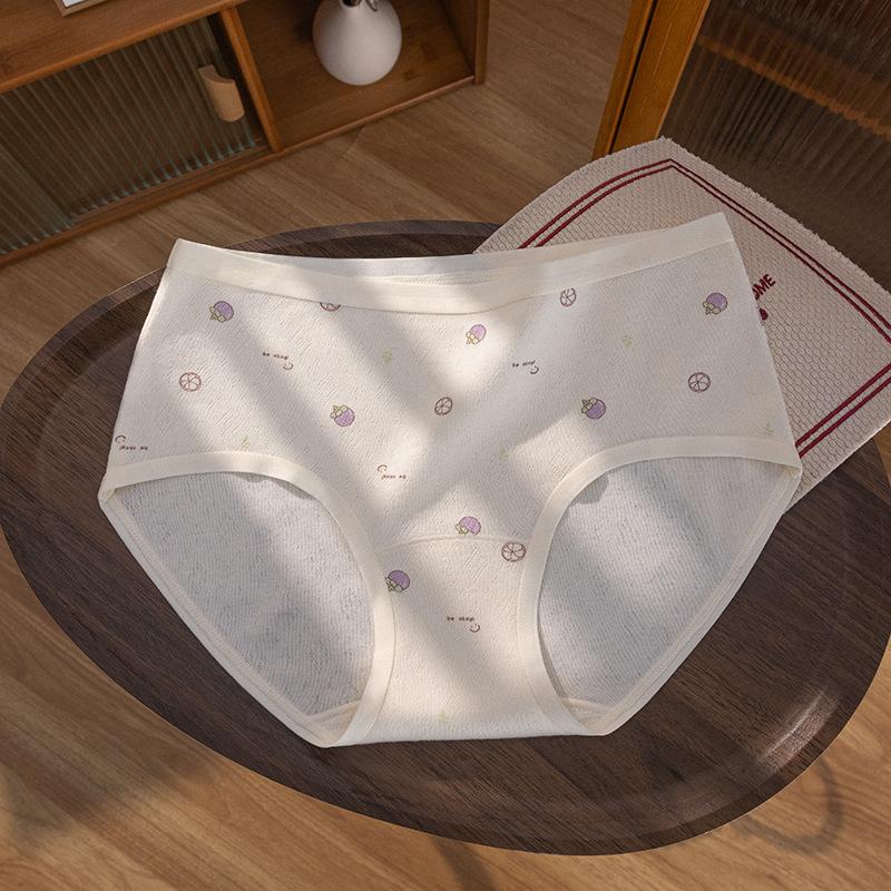 

Женские весенне-осенние трусики из милого хлопка с принтом, 10A антибактериальные, с удлиненной ластовицей XL