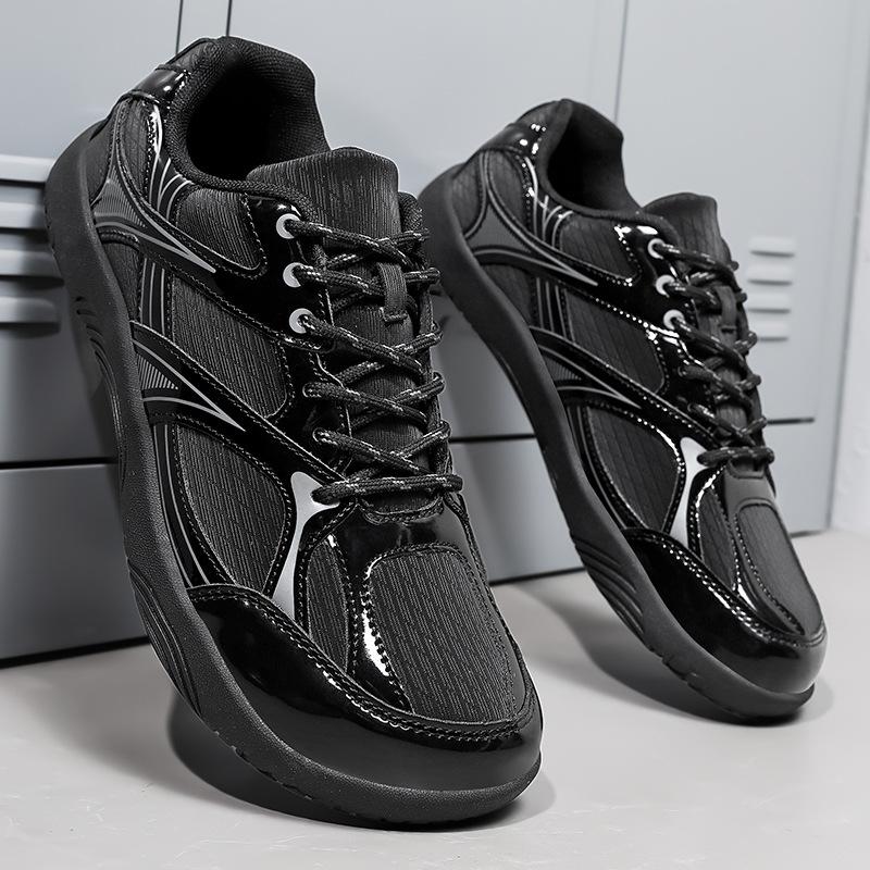 Johnny Danley leather surface waterproof lightweight sneakersSoft soles spring and autumn casual shoes non-slip running shoes