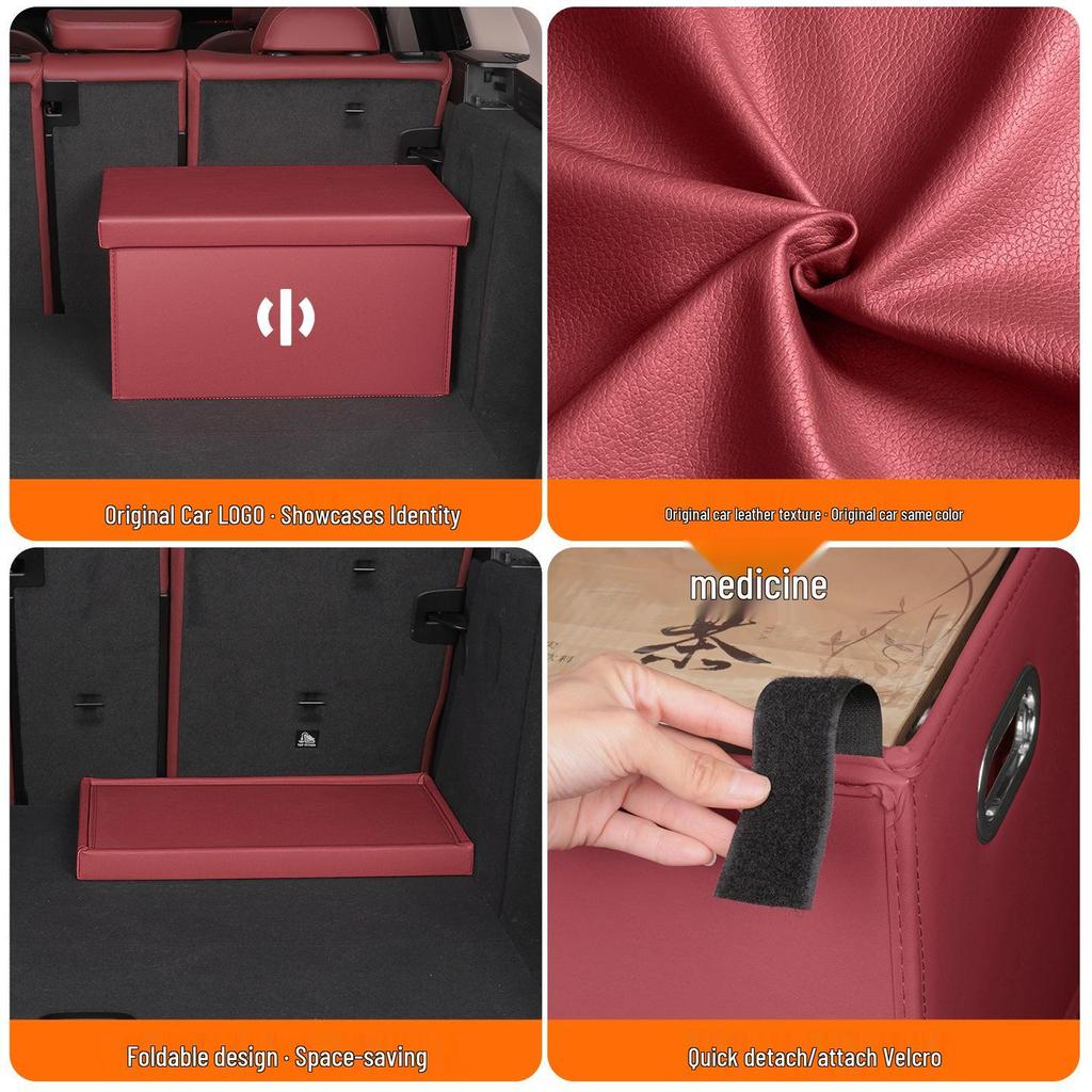 HiPhi Z/X/Y Car Trunk Folding Storage Box: Large Capacity Interior Accessory