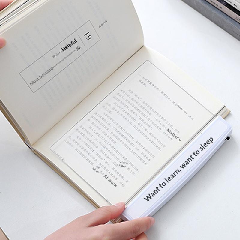 Led Book Light For Reading In Bed,Flat Panel Eye-Caring Bookmark Light,Portable Reading Lamp,Mini Night Light,Car,Travel,Gifts