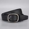 Womens Genuine Leather Belt With Gold-Tone Pin Buckle Slim Fit Jeans Trousers Stylish Casual Accessory