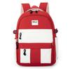 Schoolbag schoolbag girls junior high school high school students large capacity 1011 new backpack Japanese solid color soft girl backpack
