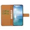 For Honor 400 Lite 5G Case Leather Case Ethnic Style Wallet Phone Cover with Strap