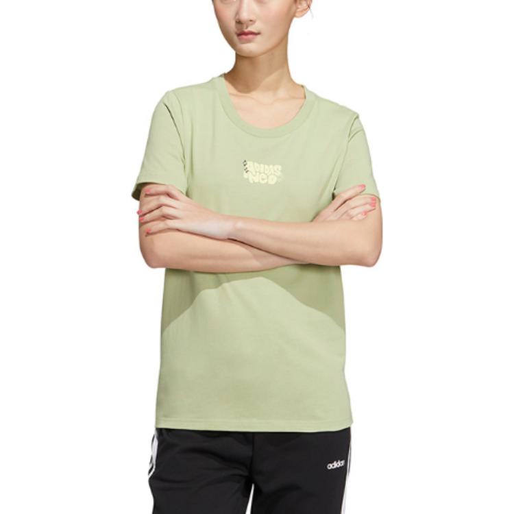 adidas Neo T Shirt Women's Light Green HS6838