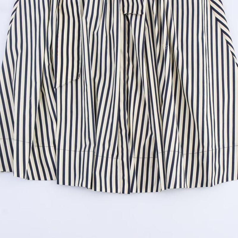 Araltay New Arrival Fashion Style Women's Clothing Fashion All-Match Minimalist Stripes Shirt Style Dress 8622048