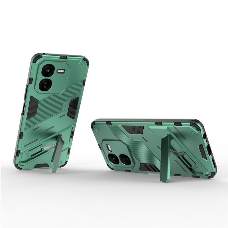 For ViVo iQOO Z9x Case ViVo iQOO Z9x 5G Cover Punk Style Armor Bumper Shield Protective Back Phone Cases On ViVo iQOO Z9x Funda