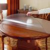 Frosted Transparent PVC Dining Table Protector Mat
