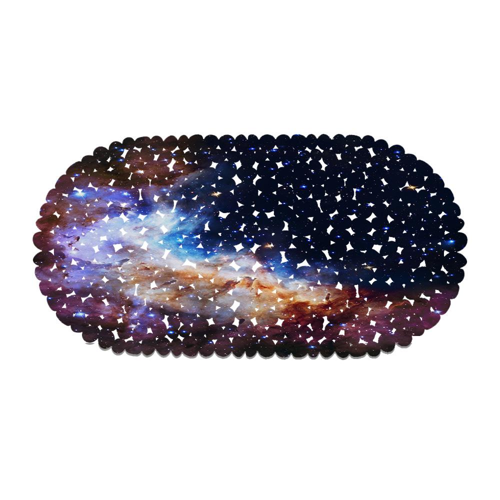 Beautiful Night Sky Picture Balcony Bathroom Mat Hydrophobic Non-Slip Door Mat Swimming Pool Public Places Non-Slip Floor Mat
