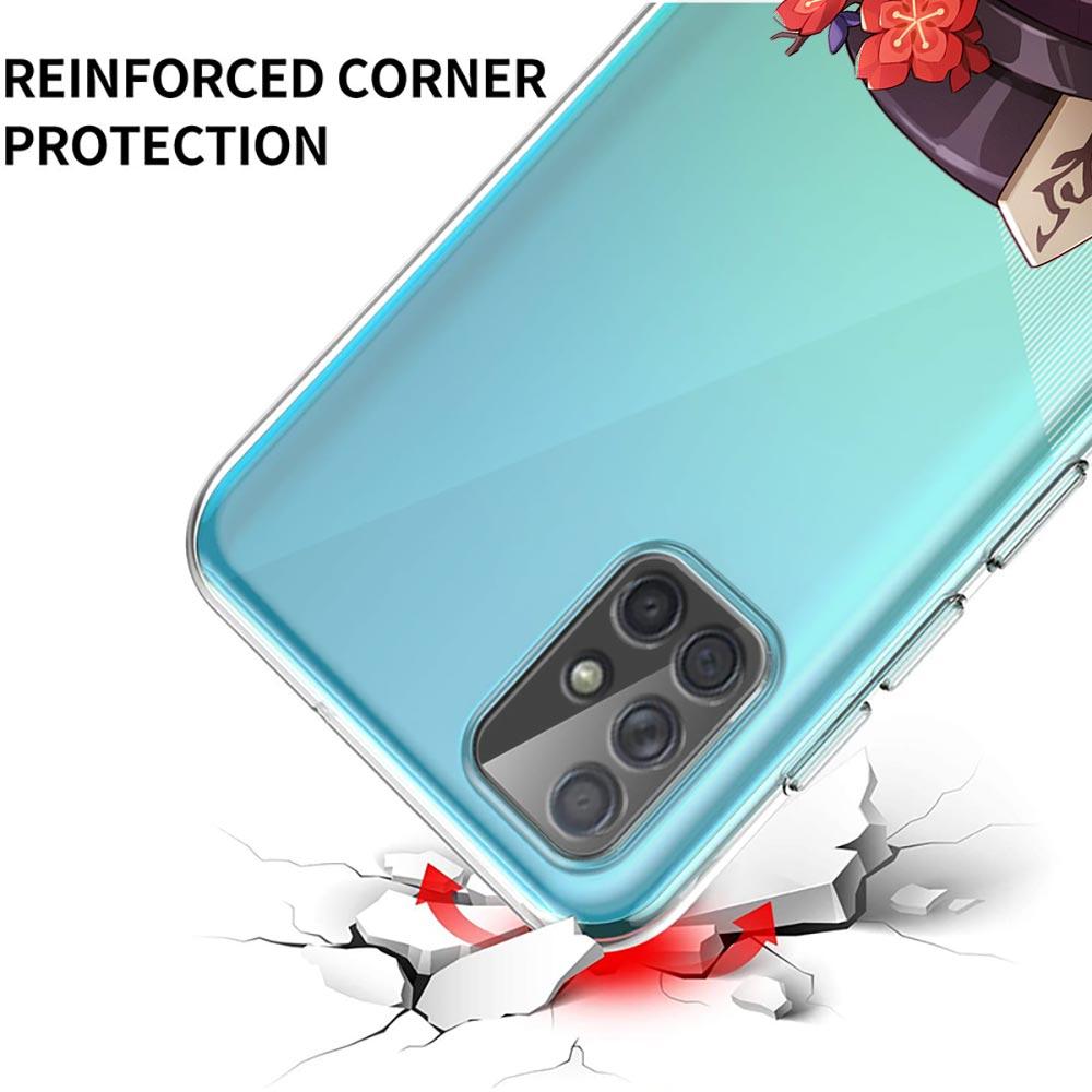 Genshin Impact Game For Samsung Galaxy A51 Clear Phone Case A71 A21S A12 A11 A31 A52 A41 A32 A23 A33 A53 A73 A03S A13 5G Cover