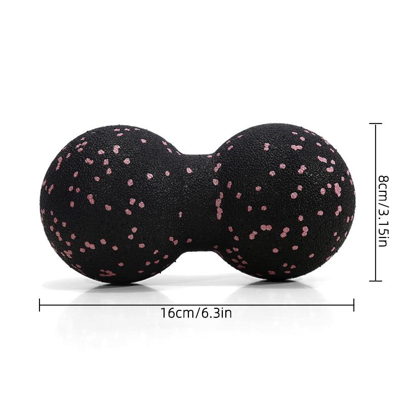 EPP 12cm X 24cm Peanut Massage Ball for Relaxation & Training - Ideal for Back, Shoulder, Neck, Waist, Leg, and Yoga Fascia.