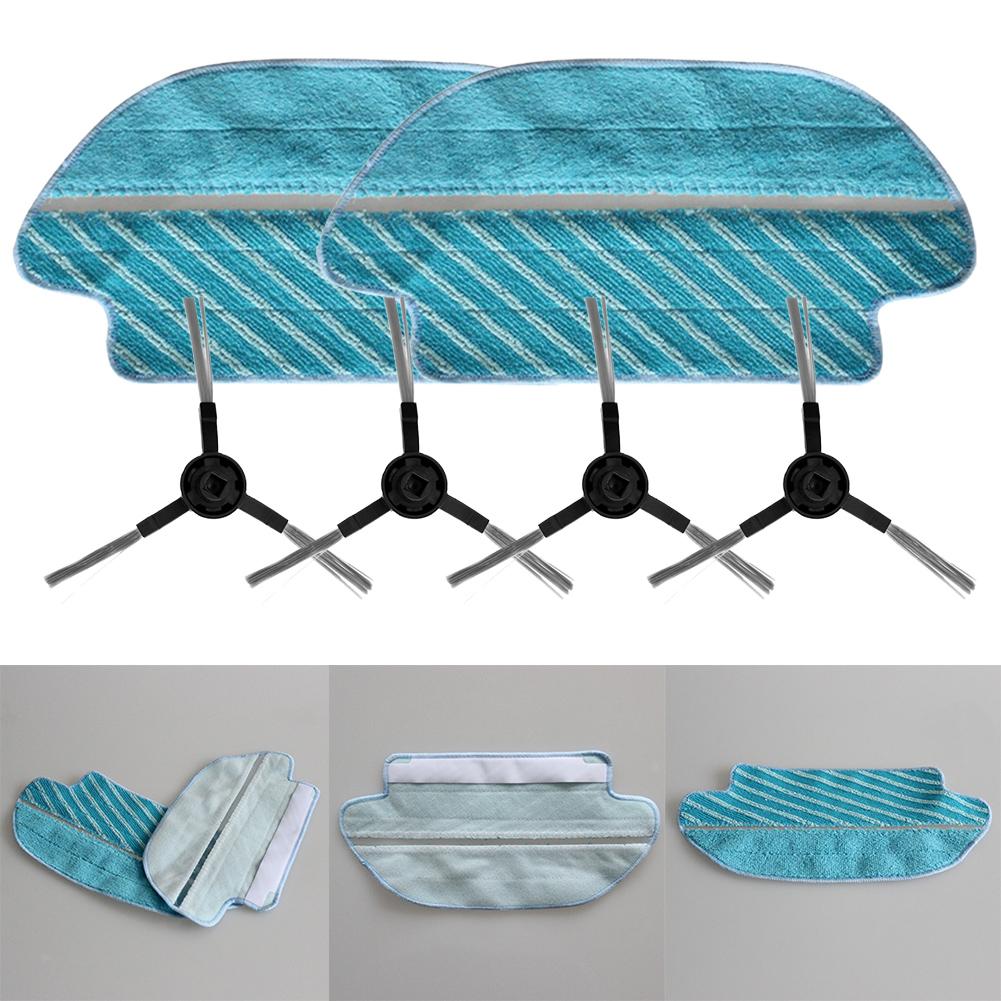 2 Mop Vacuum Cleaner 4 Side Brush Cleaner Spare Parts