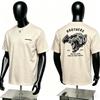 Vintage Biker Skull Graphic Cotton T Shirt Brothers Mechanic Print Tee Retro Streetwear Casual Unisex Daily Top