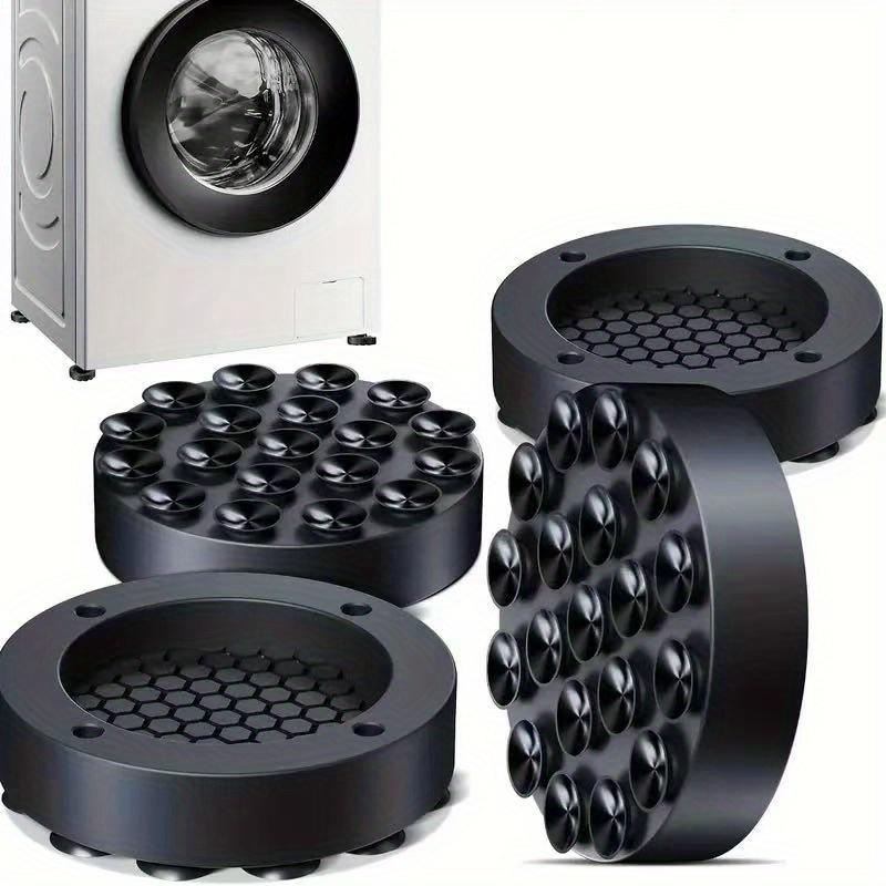 4 Piece Silicone Anti Vibration Pads for Washing Machine Refrigerator Non Slip Thickened Mat Kitchen Bathroom