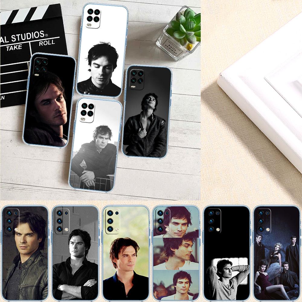 Vampire Diaries Damon Transparent Phone Case for Motorola Moto G40 G04 G05 One Ace Action Fusion + Plus Hyper Macro Vision Zoom