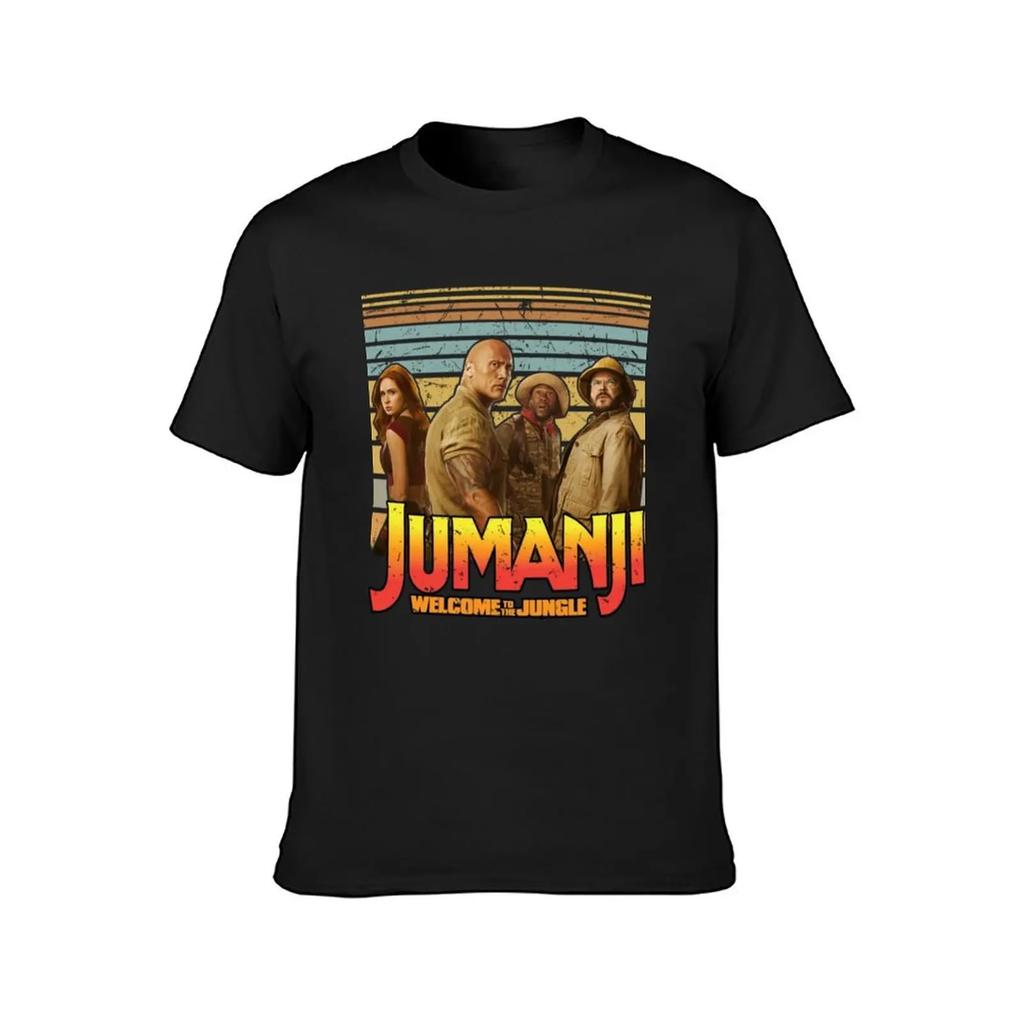 Jumanji T-Shirt Oversizeds for a Boy Anime Figures Vintage T Shirt Men
