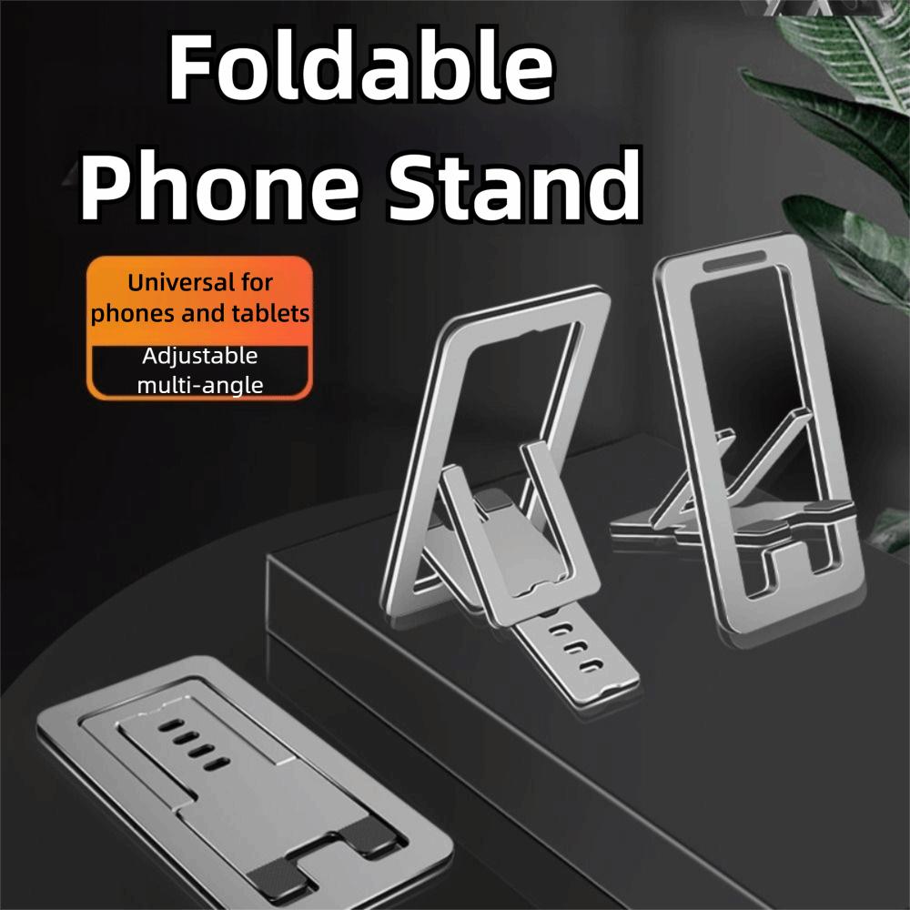 Metal Foldable Phone Stand Thin Mobile Phone Support Desk Cell Phone Holder  Travel Office